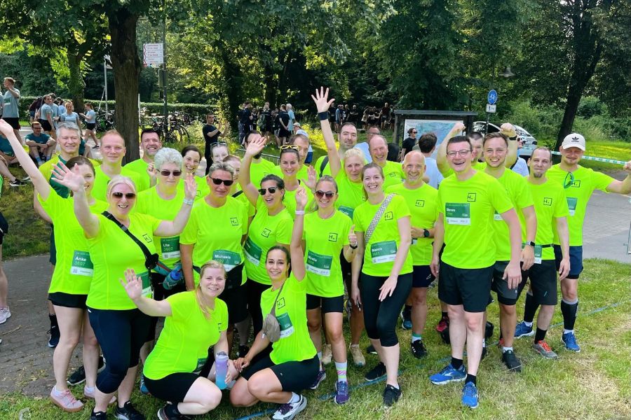 AOK Firmenlauf 2024 Bochum Team Hardeck